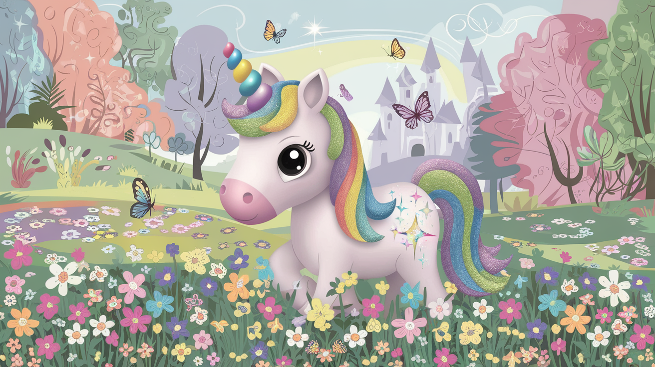 Discover the Charm of Cute:cvdcm_rgeyi= Unicorns: A Magical Exploration